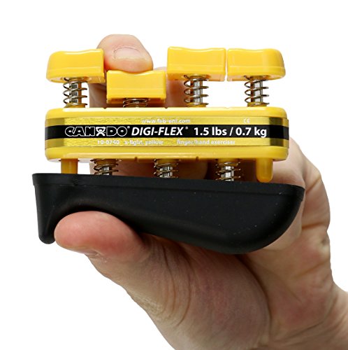 CanDo Digi-Flex Hand and Finger Exerciser Yellow-X-Light - For Dexterity, Strength, and Flexibility for Fingers, Hands, and Forearms - Thumbnail 6