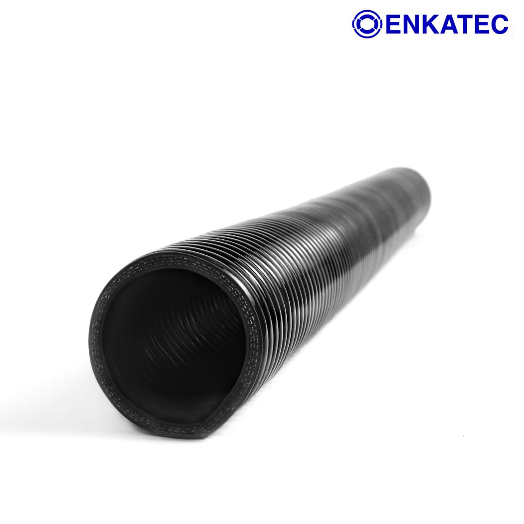 ENKATEC® Ultraflex 1000mm Silikonschlauch Ladeluftschlauch Turboschlauch Kühlerschlauch flexibel Kühlmittelschlauch LLK Schlauch KFZ Auto universal hitzebeständig ID 13-54mm *Größe wählbar*