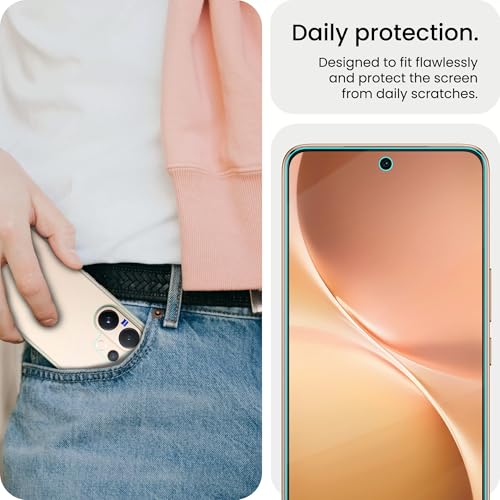 Image of FIRST MART Front and Back Screen Protector for Vivo V60 / Vivo V60E with Installation Kit | TPU Ultra Thin Membrane, Scratch-Resistant, Bubble-Free| Edge to Edge Coverage | Crystal Clear