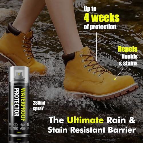 Shoe Protector Spray: Rain Stain Dirt Waterproof Shoe Spray, Nano Protection for Sneaker Suede Leather Boot Hat2