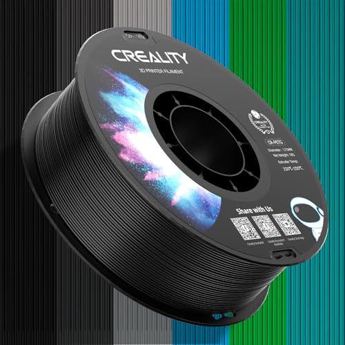Creality PETG Filament 1,75 3D-Druckerfilament:Hervorragende Zähigkeit Hohe Präzision Maßgenauigkeit +/- 0,02 mm, 1kg-Spule (2,2 lbs),Passend für Die Meisten FDM 3D Drucker,PETG Schwarz – Bild 6