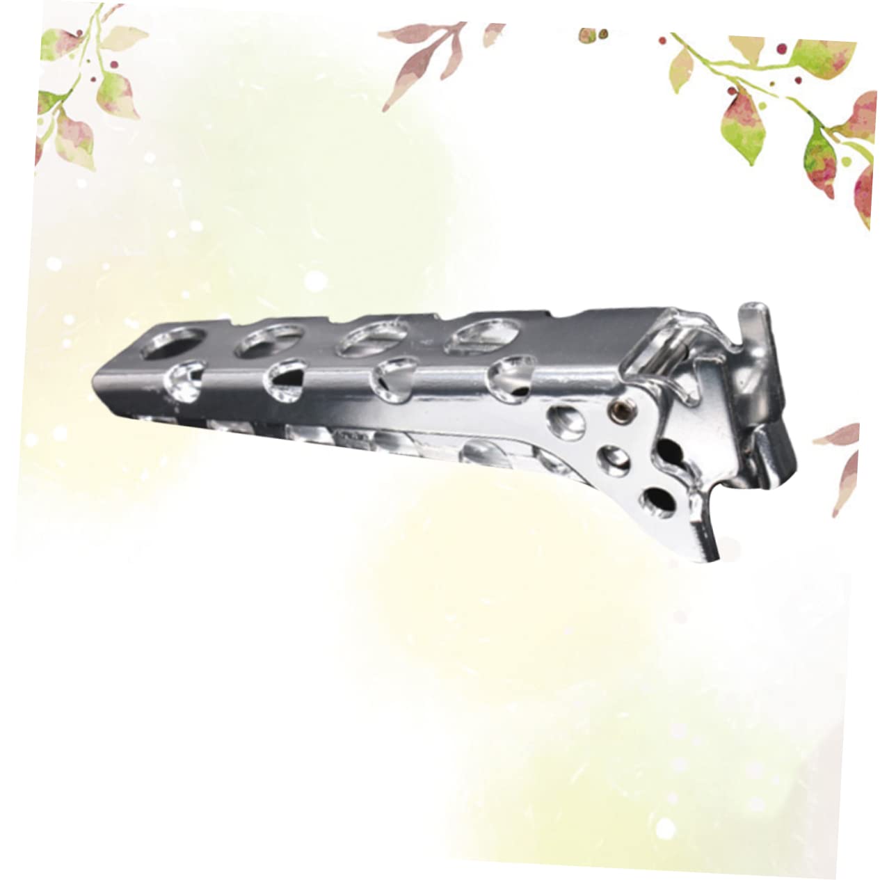 CONGARTENO Camping Pot Gripper Tool Lightweight Handle Clip for Safe Handling of Hot Cookware for Bbqs Picnics and Outdoor Activities Silver