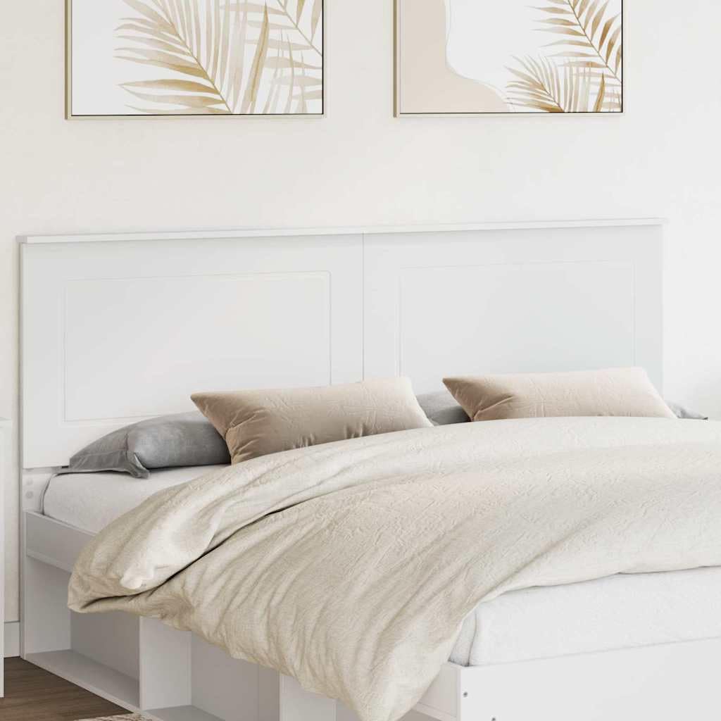 Tête de lit moderne en bois blanc 180 cm - Design durable et facile à monter