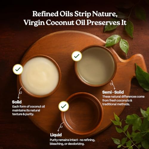 Image of Organic India Virgin Coconut Oil, 250ml | Labs Tested on 250+ Parameters | Certified Organic| Cold Pressed | Extracted from Coconut Milk | Authentic Flavour | Multipurpose Premium Coconut Oil