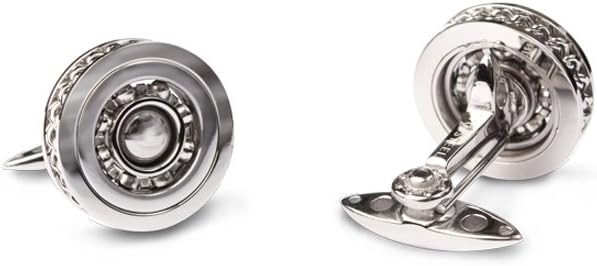 Hand-Crafted Ferrari Wheel Bearing Inner Chain Cufflinks