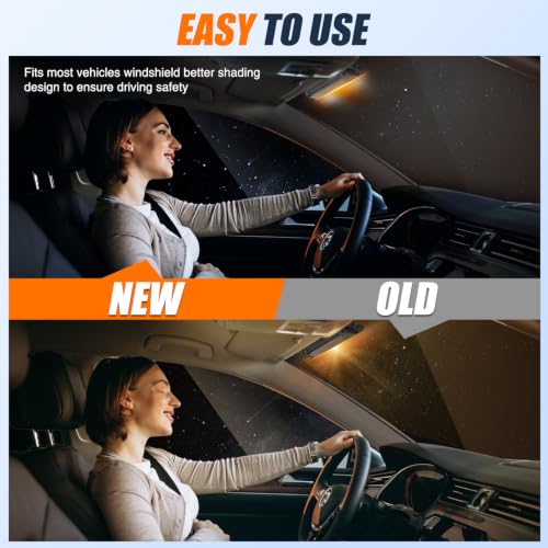 Image of Nilight 16LED Amber White Dash Strobe Light Cigarette Lighter Plug | Dual-Switch 2-in-1 Deck Split Flashing Lights for Truck Construction Pickup Interior Front /Rear Windshield Mount 30 Modes