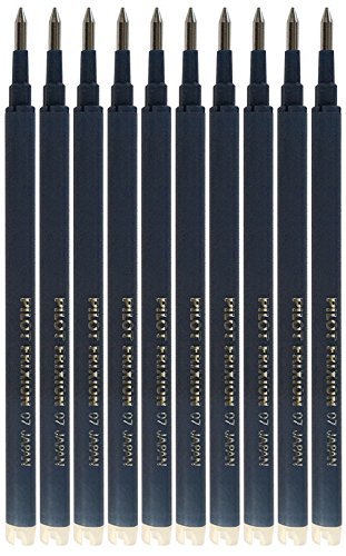 Pilot Gel Ink Refills for FriXion Erasable Gel Ink Pen, Fine Point 0.7mm, Blue Black Ink, Value Set of 10
