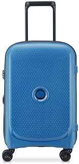 ديلسي باريس - شنطة سفر صلبة قابلة للتمدد من بيلمونت بلس - 55 × 35 × 27 سم - 39 لتر - S - ازرق زنك، ازرق زنك، كابينة (55 سم - 35 لتر + 5 لتر)، قابلة للتمدد، بولي بروبيلين (PP)