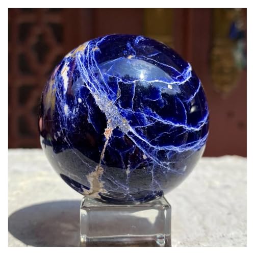 Sodalite Bleue d'exception, sphère en cristal de quartz naturel