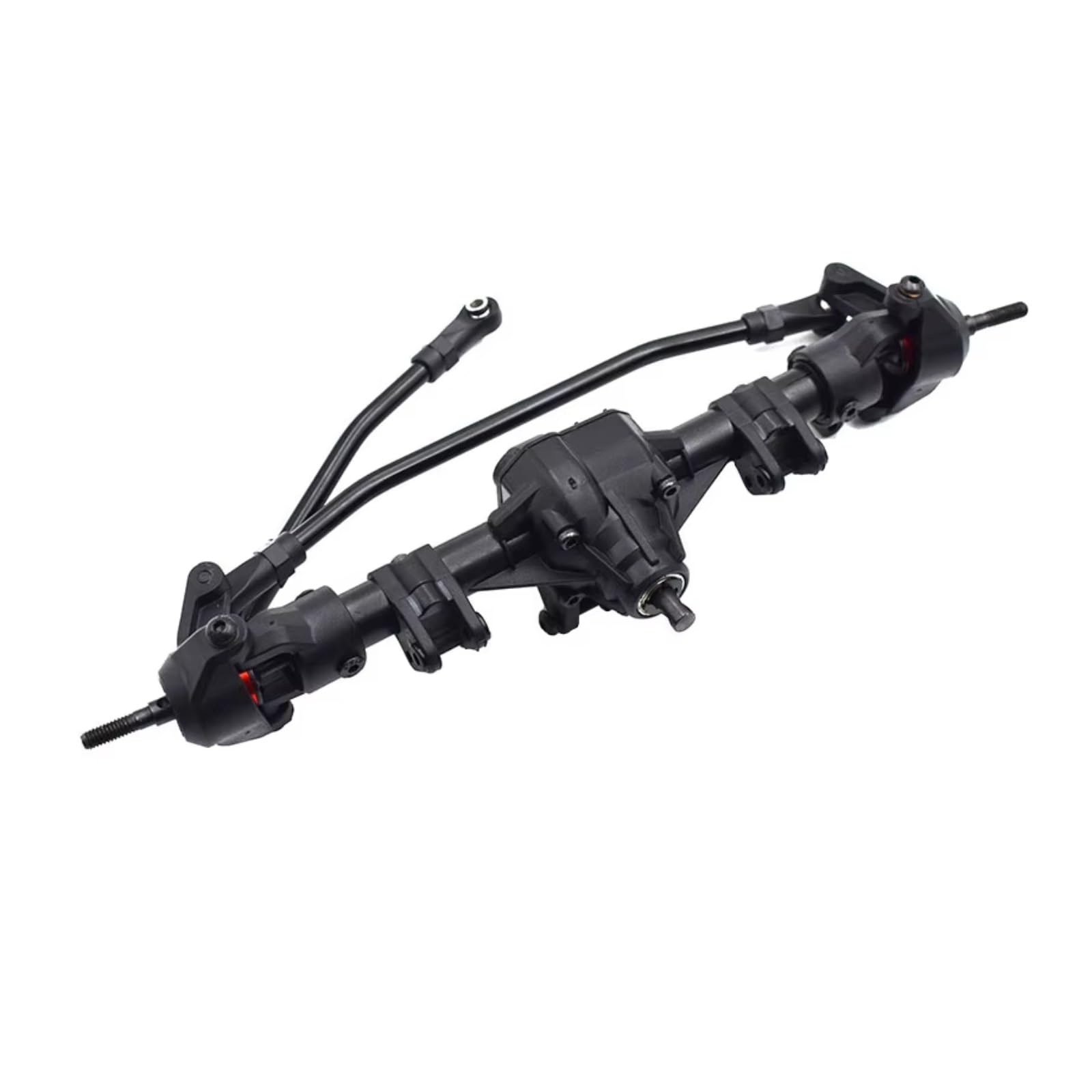 Compatible con Axial para SCX10 II 90046 90047 1/10 Piezas De Actualización para Coche RC Crawler, Accesorios, Eje Delantero Y Trasero Recto Completo Piezas