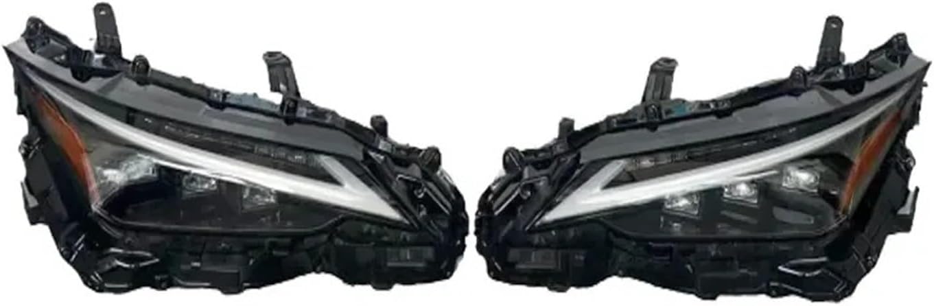 Car Head Light Compatible With Lexus IS Headlight 2019 2020 2021 2022 2023 2024 DRL Turn Signal High Beam Angel Eye Projector Lens 2PCS