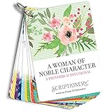Proverbs 31 Woman Scripture Card Devotional - A Woman of Noble Character (Bible Study, Scripture Memory)