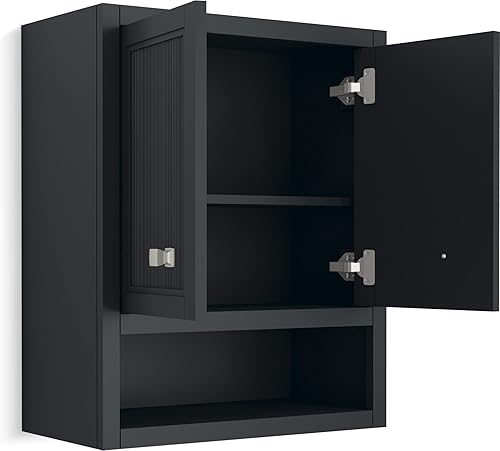 Miniatura 3 de Kohler 33541-ASB-1WX Hearthaven Botiquines de pared, gris pizarra
