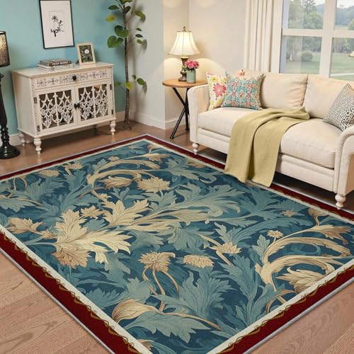 Tapis pour salon lavable 160x220cm au design traditionnel délicat - 2