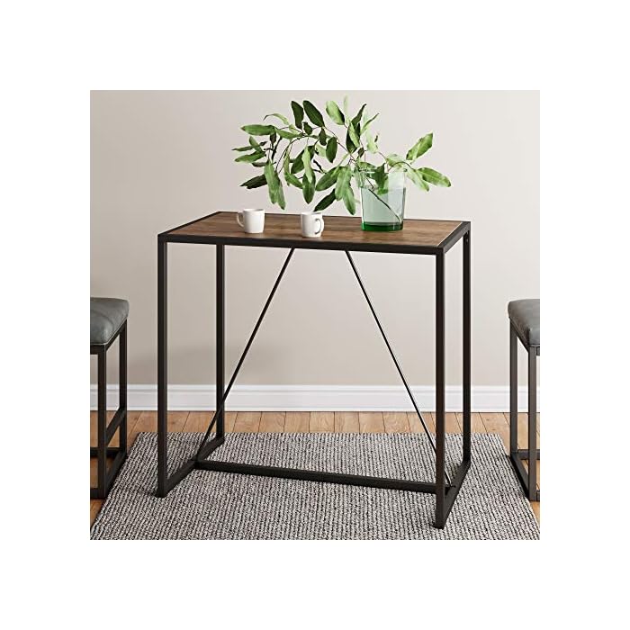 Buy Nathan James Nelson Industrial Counter Height Dining Table for 2