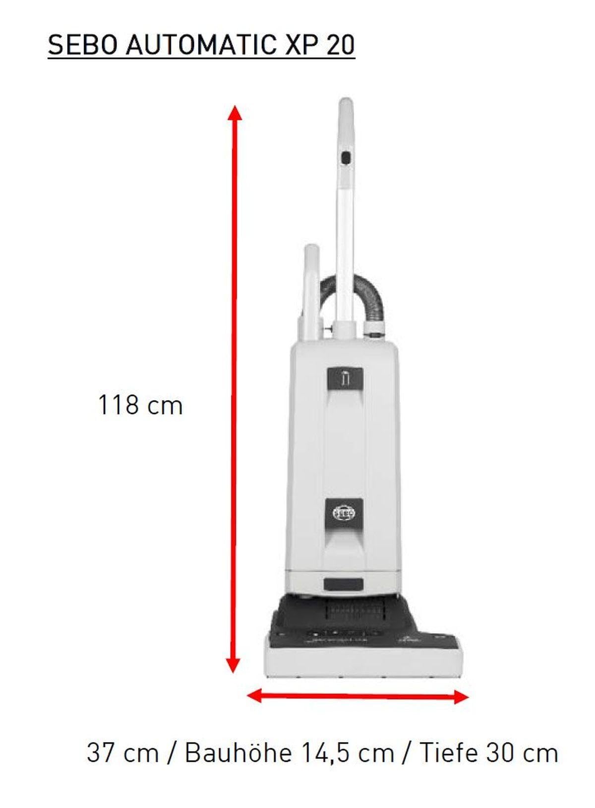 SEBO Automatic XP 20 Profi-Bürstsauger 890Watt Arbeitsbreite 37cm