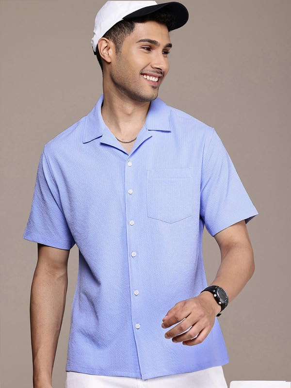Image of Tee Projekt Fashion Textured Shirts for Men||Regular Fit Casual Shirt for Men||Fancy Shirt