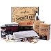 Herb & Grill 7 Piece BBQ Cooking Gift Set for Dad | Smoking Wood Chip Smoker Box with Honey BBQ Rub | Fun & Easy