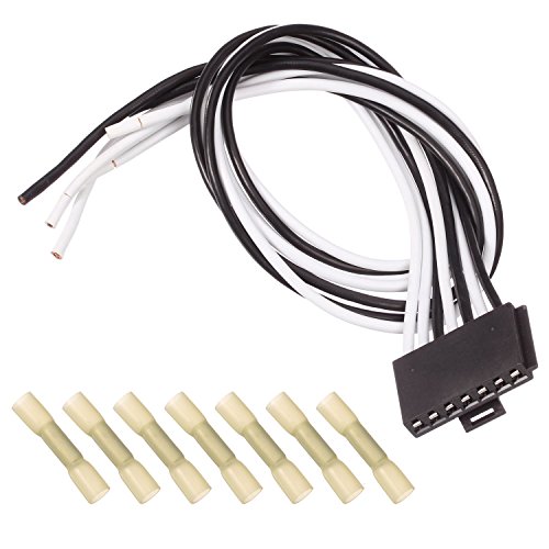 PartsSquare Manual HVAC Blower Motor Resistor 15305077 + 15862656 Wire Harness Connector Replacement for CHEVROLET AVALANCHE 1500 2002-2006/ Compatible with CHEVROLET SILVERADO 1500 2001-2004