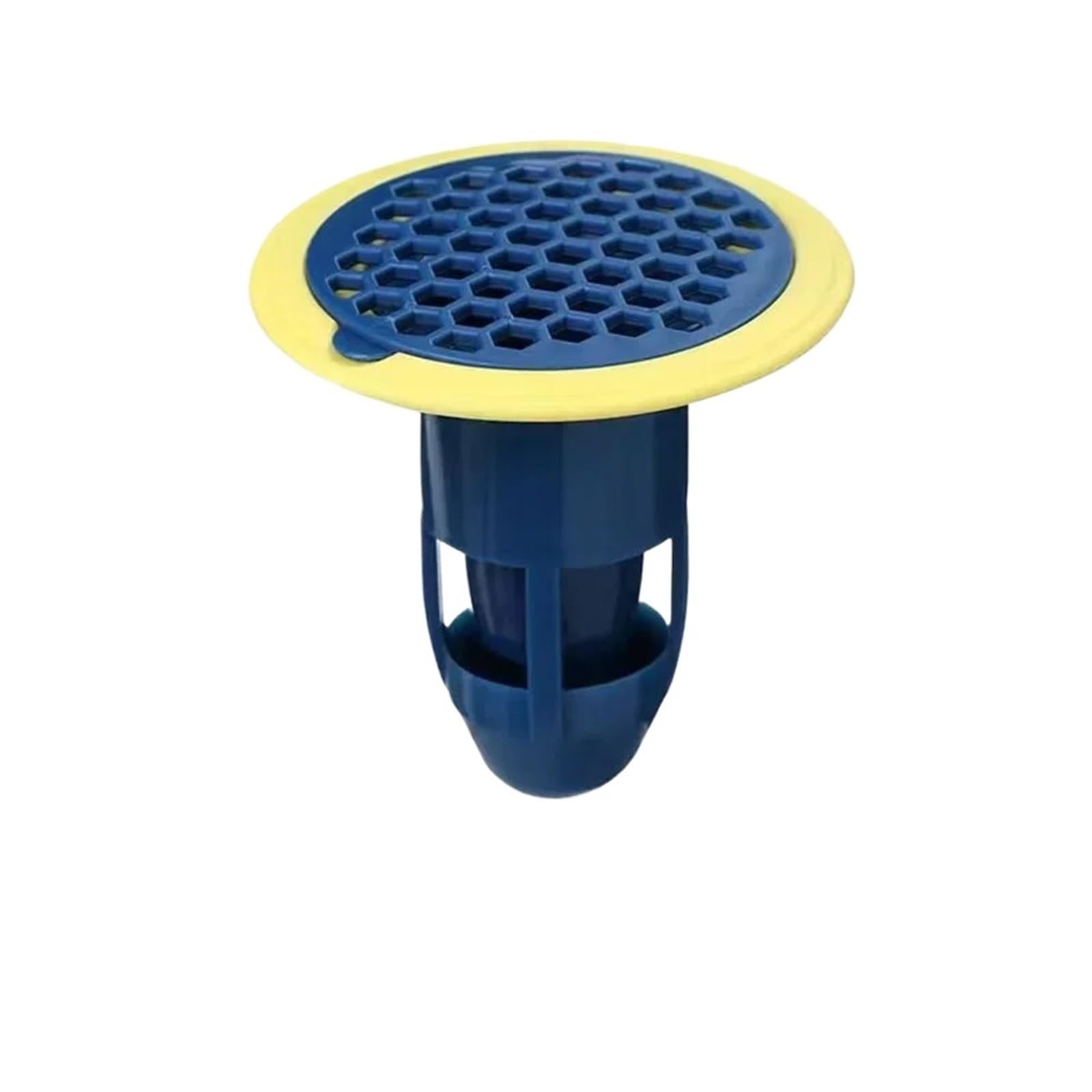 Floor Drain Cover Floor Drain Strainer Cover Bathroom Shower Plug Catchers Silicone Anti Odour Sink Water Filter(Blue)