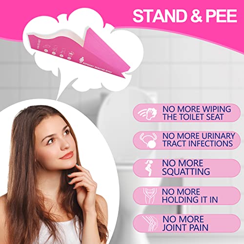 Rnairni Female Urination Device Disposable Urinals Funnel For Women Stand Up Sanitary Neat Easy Female Urinal For Camping Travel Urinal Pee Funnel For Women Portable Johns Toilets Outdoors… (20) #TOP3