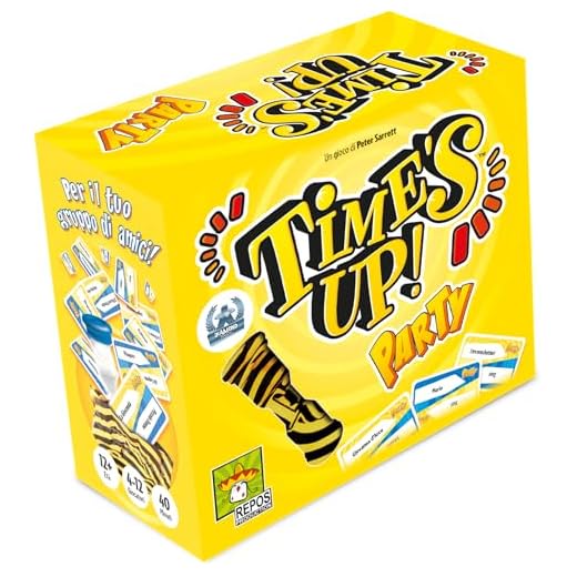 Asmodee Time's Up Party, Gioco da Tavolo Versione Soft Box, 4-12 Giocatori, 8+ Anni, Edizione in Italiano