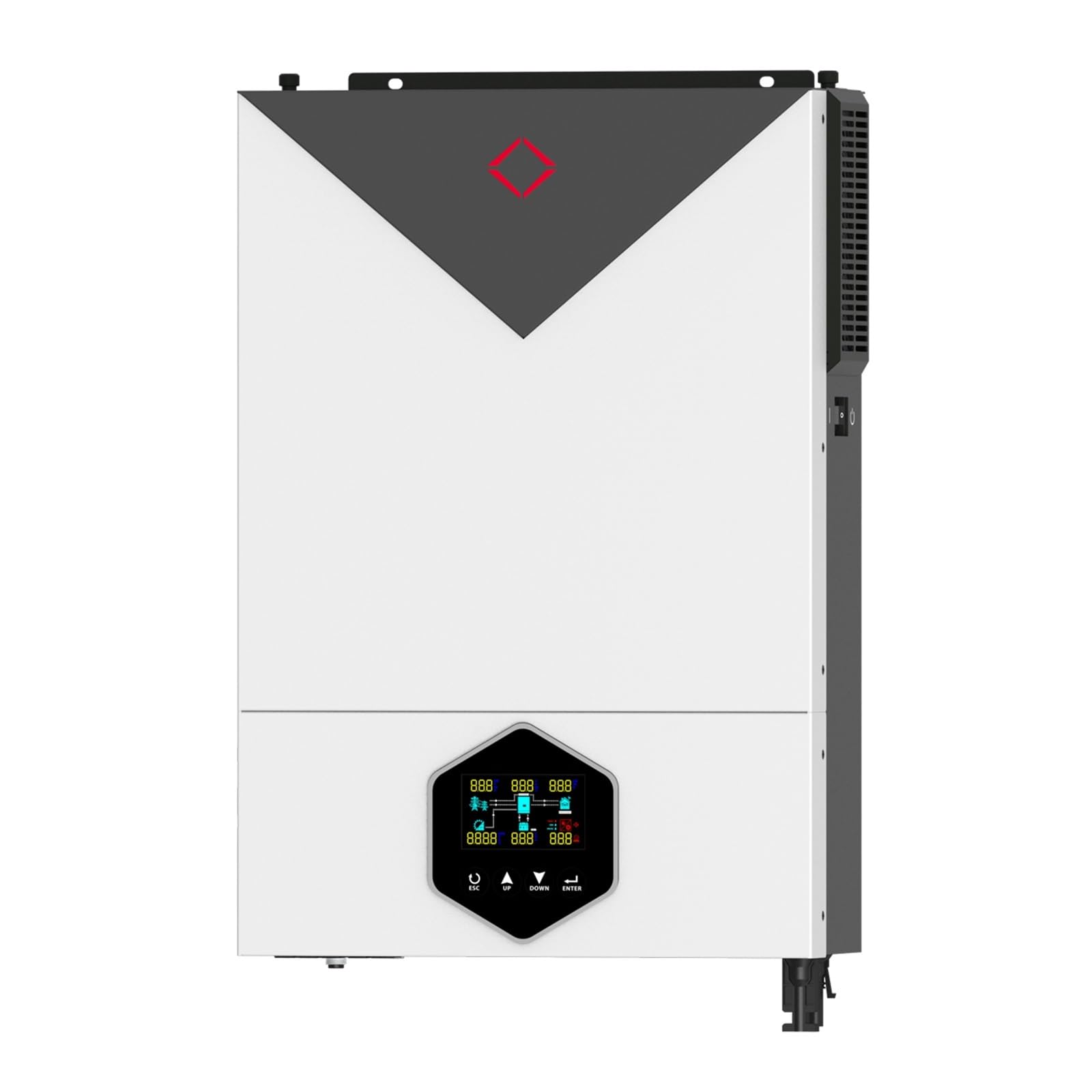 4.2KW On/Off-Grid Solar Hybrid Inverter 24VDC MPPT 140A Ładowarka Słoneczna Maksymalna Moc PV 6200W Wejście Z Komunikacją WIFI Stabilny Niezawodny Kompleksowe Zastosowanie(MPPT-4.2KW)