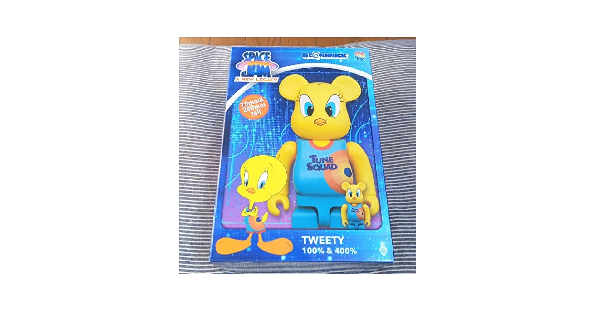 未使用　ベアブリック　tweety　400％のみ Amazon | BE@RBRICK ベアブリック TWEETY 100％ & 400％全高約