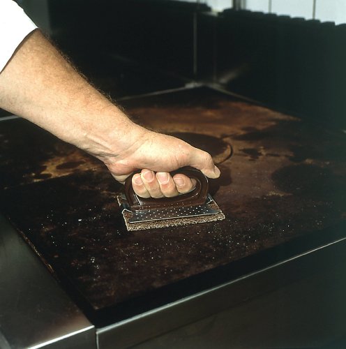 Image of 3M Scotch-Brite Heavy Duty Griddle Pad 82, 4.5 in x 5.5 in, 10 /Box | 4 Box /Case