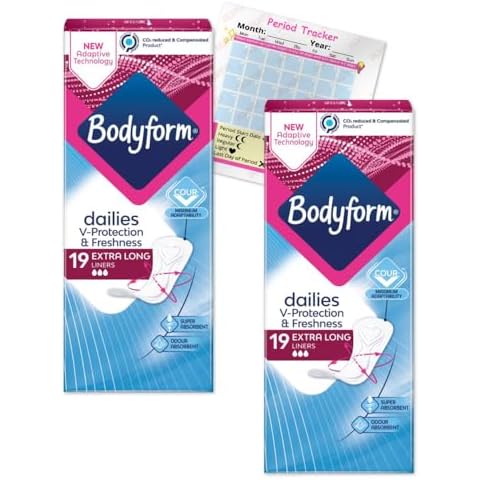 Bodyform Extra Long Panty Liners Dailies Cover