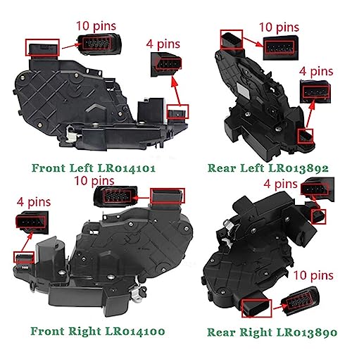 Mecanismo de cerradura trasera izquierda de alta precisión para Range Rover Sport 3