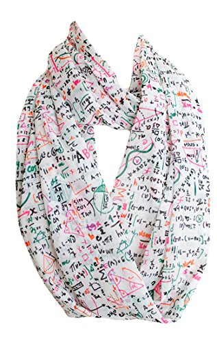 Etwoa Mathematic Education Infinity Scarf Circle Loop Tube...