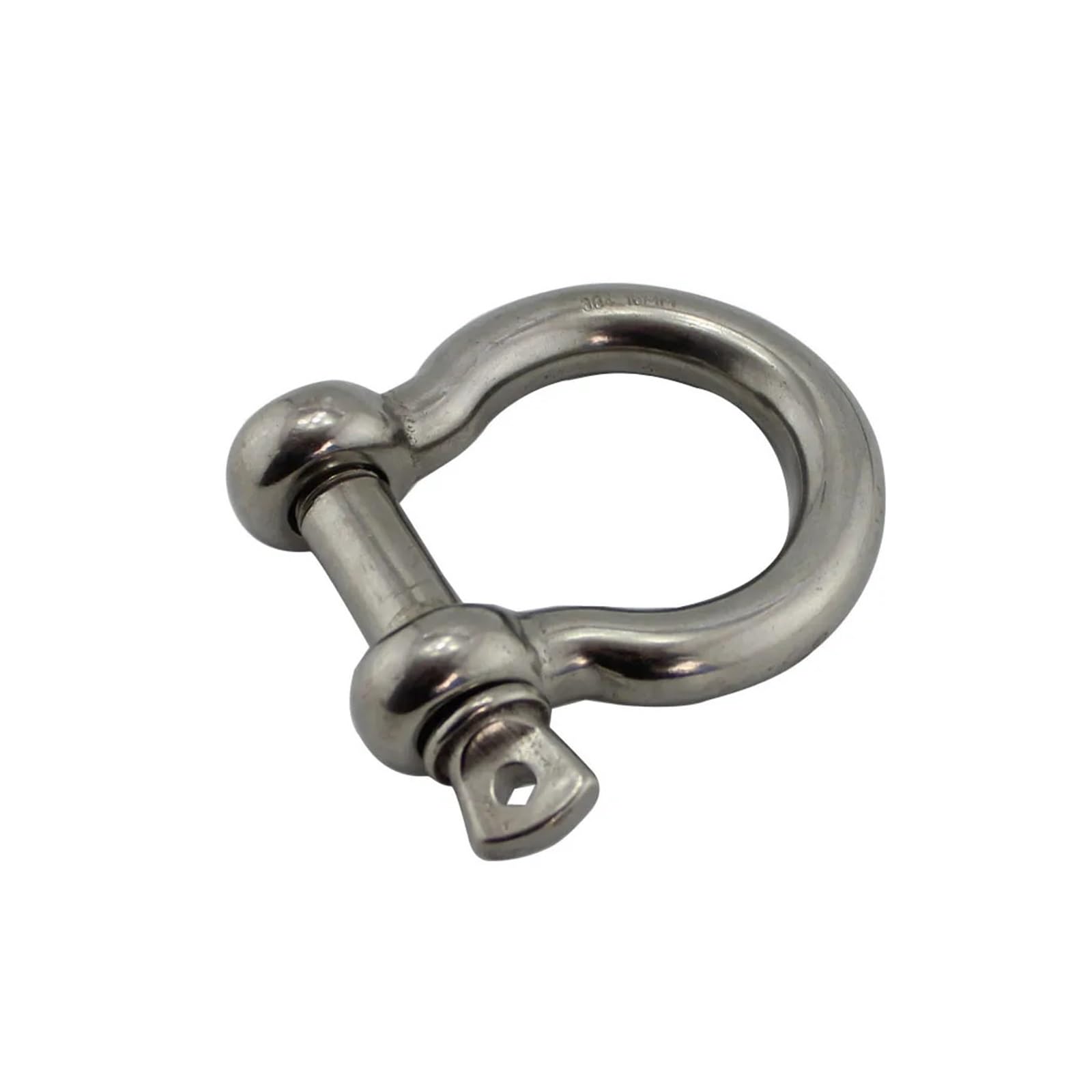 Grilletes Grillete de anclaje tipo perno de seguridad de acero inoxidable 304, 5 piezas, 4mm, 5mm, 6mm, 8mm, 10mm, Mini Hardware de aparejo grande, grilletes de cuerda for barcos(8mm)