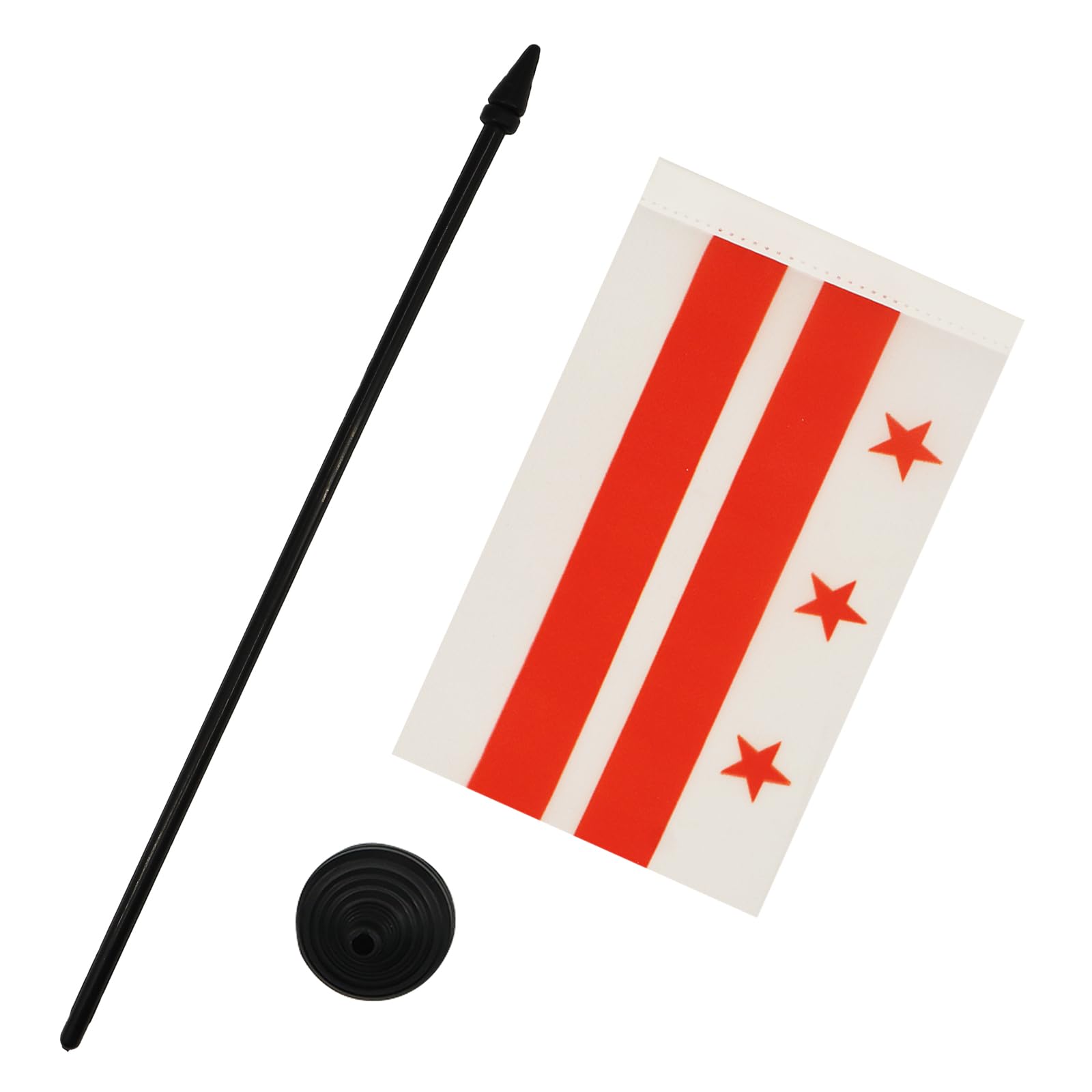 AZ FLAG Bandiera Da Tavolo Washington DC 15x10cm - Piccola Bandierina District of Columbia