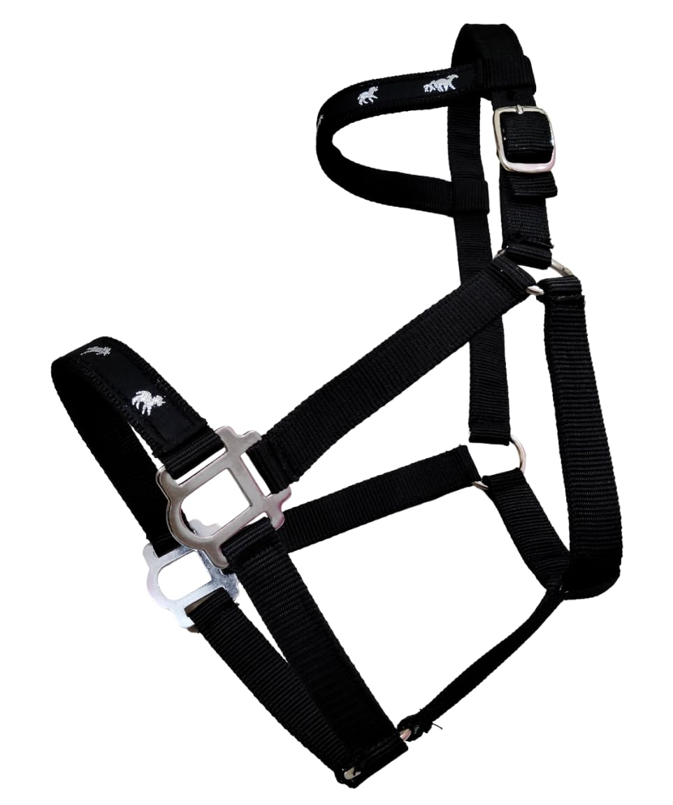 Nylon Horse and Cow Adjustable Full Size Rope Halter Black Color (B0CWPSPVBT) Amazon Price History, Amazon Price Tracker