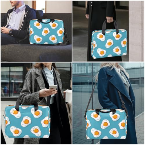 Maletín para laptop de 15.6 pulgadas con diseño de huevos miniatura 2