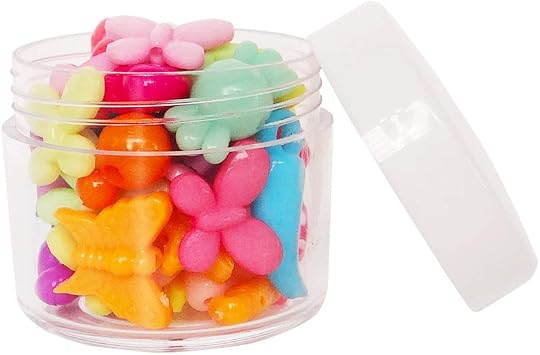 16pack 20ml Small Plastic Refillable Cosmetic Container Sample Jar