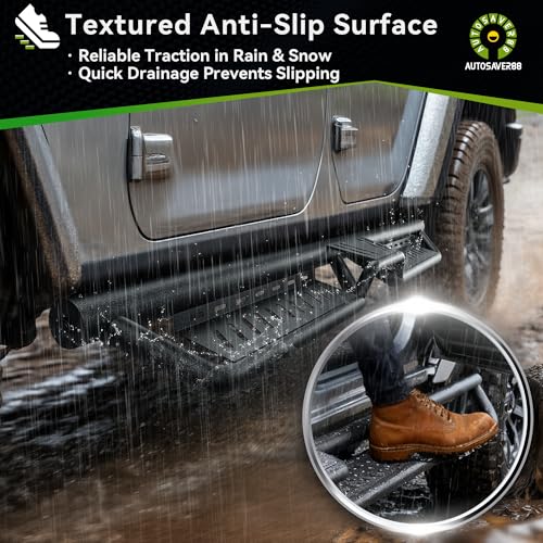 Estribos Running Boards para Jeep Wrangler JK 4 Puertas miniatura 5
