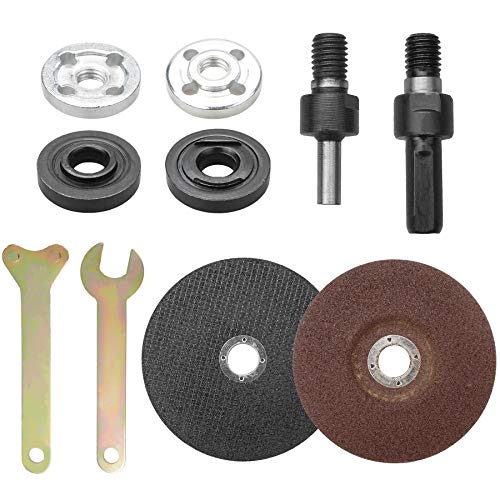 YEYIT adaptador de amoladora angular 10 piezas adaptador taladro amoladora con llave amoladora y Discos de corte adaptador para taladro para Amoladoras angulares Dispositivos de apriete