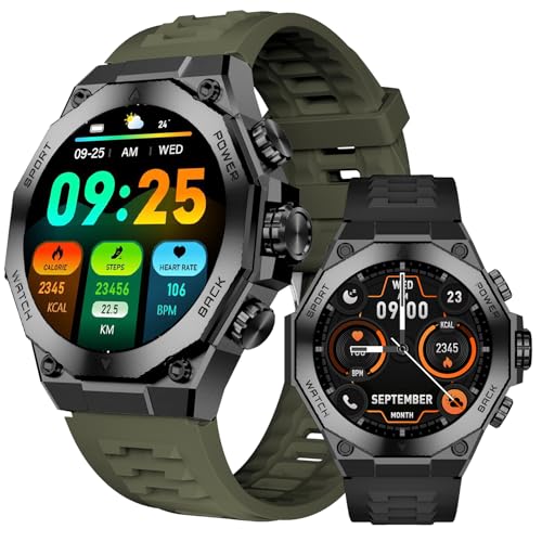 Relogio Inteligente AURAFIT Smartwatch Relógio Inteligente Masculino, com Tela AMOLED 3,6 cm, AI ChatGPT IP67 à Prova d'Água, Chamadas Bluetooth, 150+ Monitoramento Esportivo