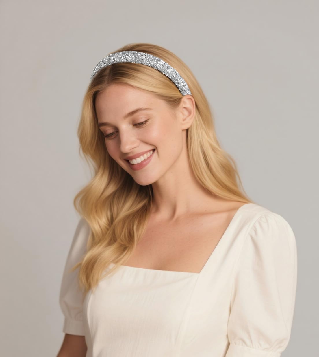 Rhinestone Headbands for Women Thick Crystal Headband Sparkly Diamond Hairbands Fashion Head Band Hair Accessories - Image 4