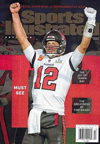 2021 Sports Illustrated Special Super Bowl LV Commemorative Issue Tampa Bay Buccaneers TOM BRADY