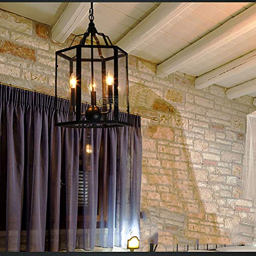 Lustre rétro nordique E14 pour éclairage de table industrielle