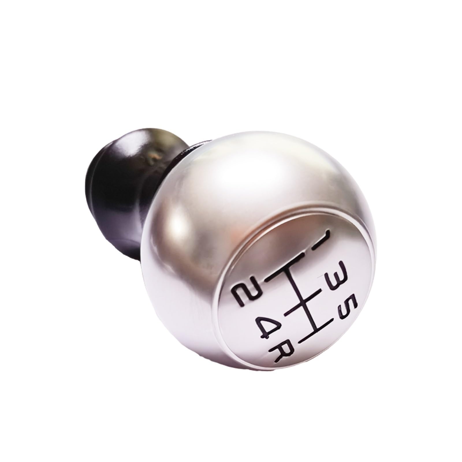 LinQianBhD Car Gear Shift Knob for Peugeot 106 206 306 406 107 207 307 407 301 308 2008 3008 5 Speed Alloy MT Gear Shift Knob Car(Matt Black Font)