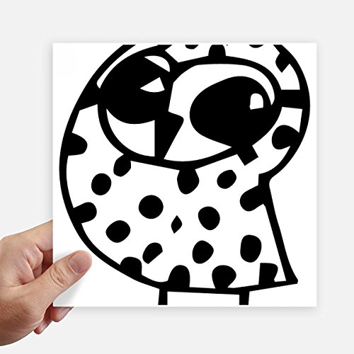 Stickers oiseau dessin animé grand format 20cm autocollant mural et pc - 2