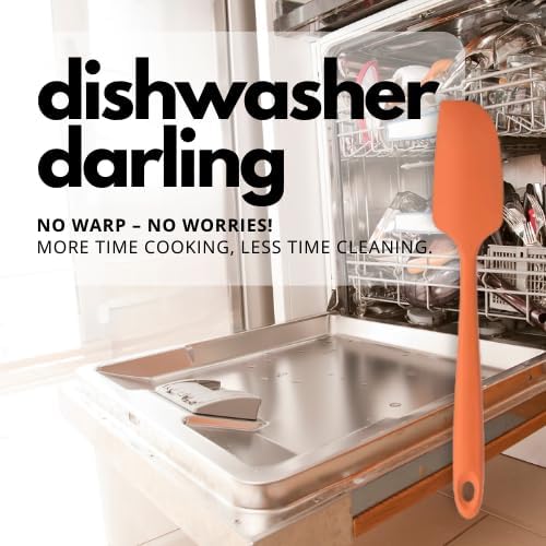 Miniatura 4 de Giftits - Juego de 4 espátulas resistentes al calor para cocinar, sin BPA, antiadherentes, aptas para lavavajillas, juego de espátulas de silicona