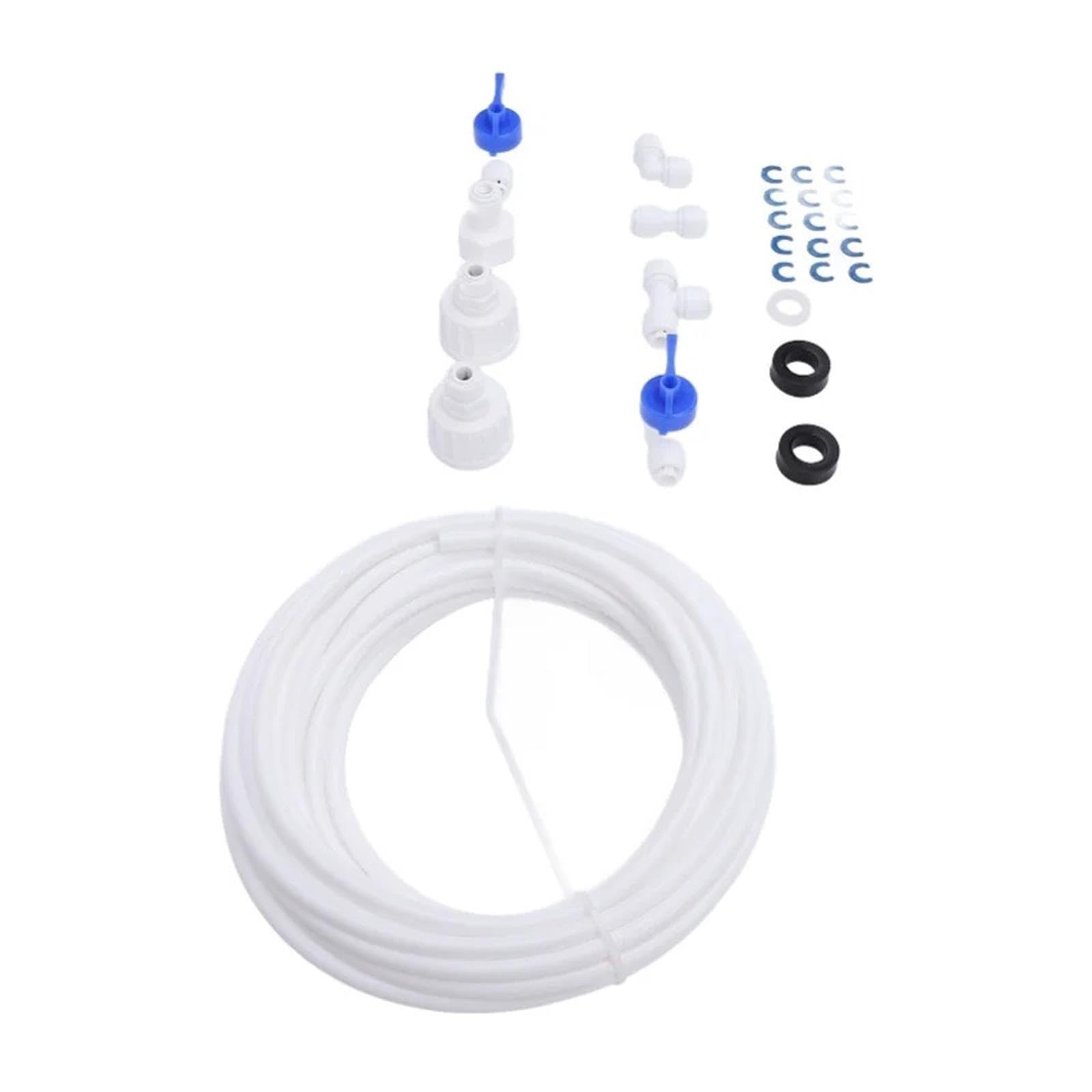 Kit De Connexion De Conduite D'eau For Réfrigérateur, 1/4 Pouces, Remplacement Universel De Tuyau De Réfrigérateur Côte À Côte For Systèmes D'osmose Inverse