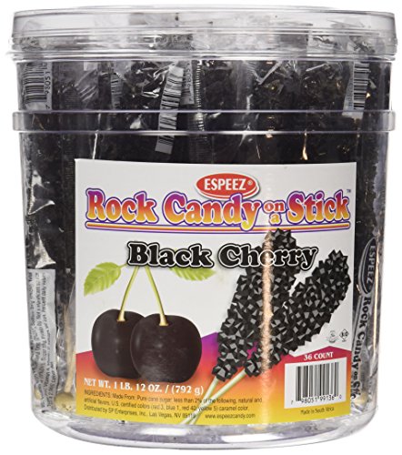 Sp Enterprises Black Rock Candy On A Stick, 36 Count #TOP1