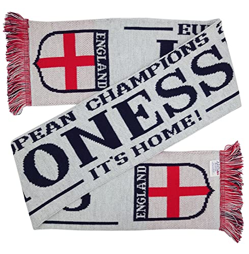 England Lioness European Back 2 Back Champions Scarf - 2022 and 2025