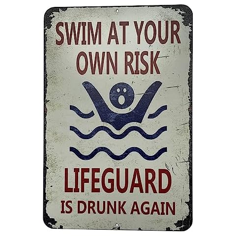 Pool Rules Metal Tin Sign by SagaSave Cover